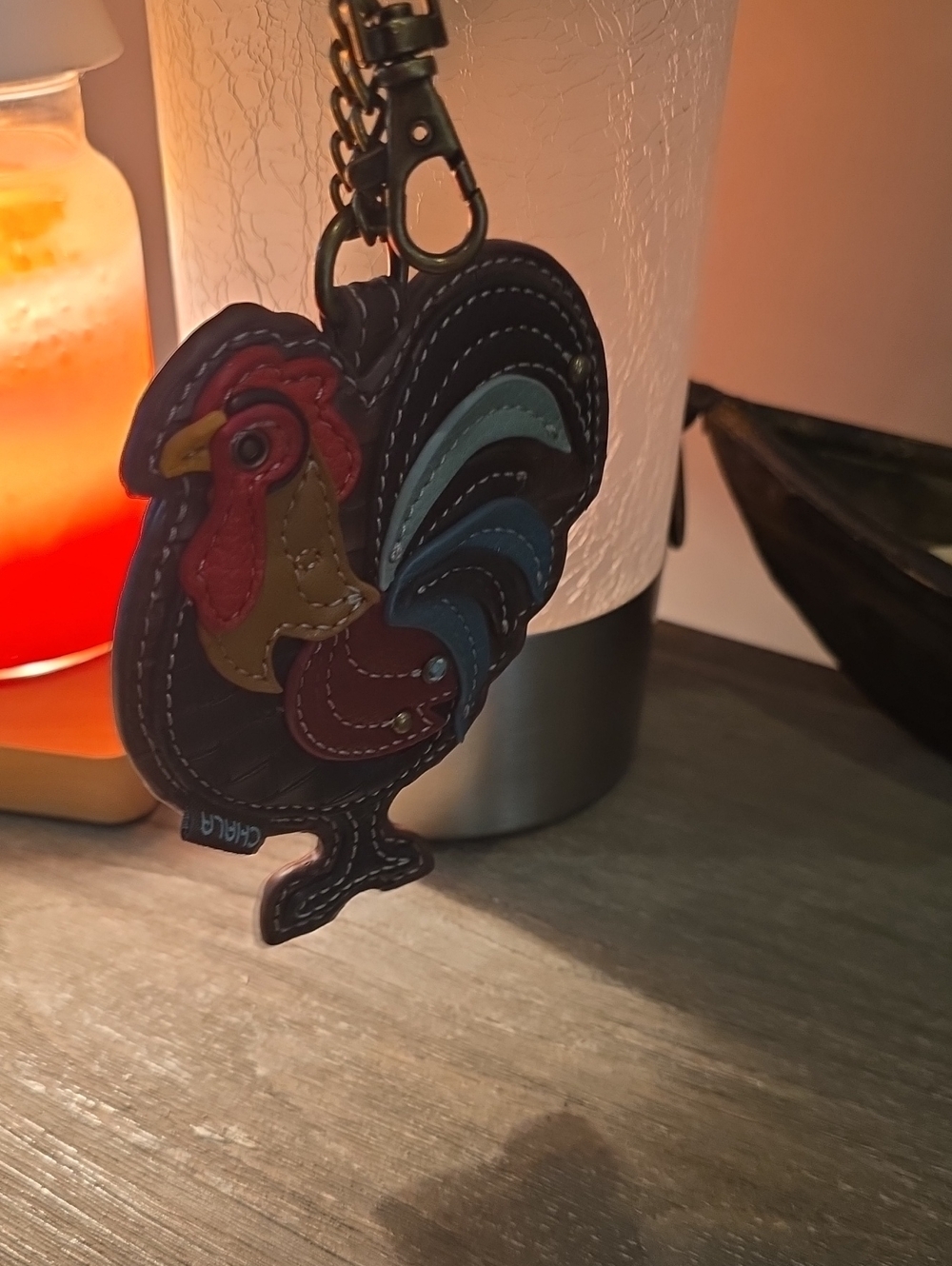 Chala Rooster Bag Charm - Picture 4 of 4